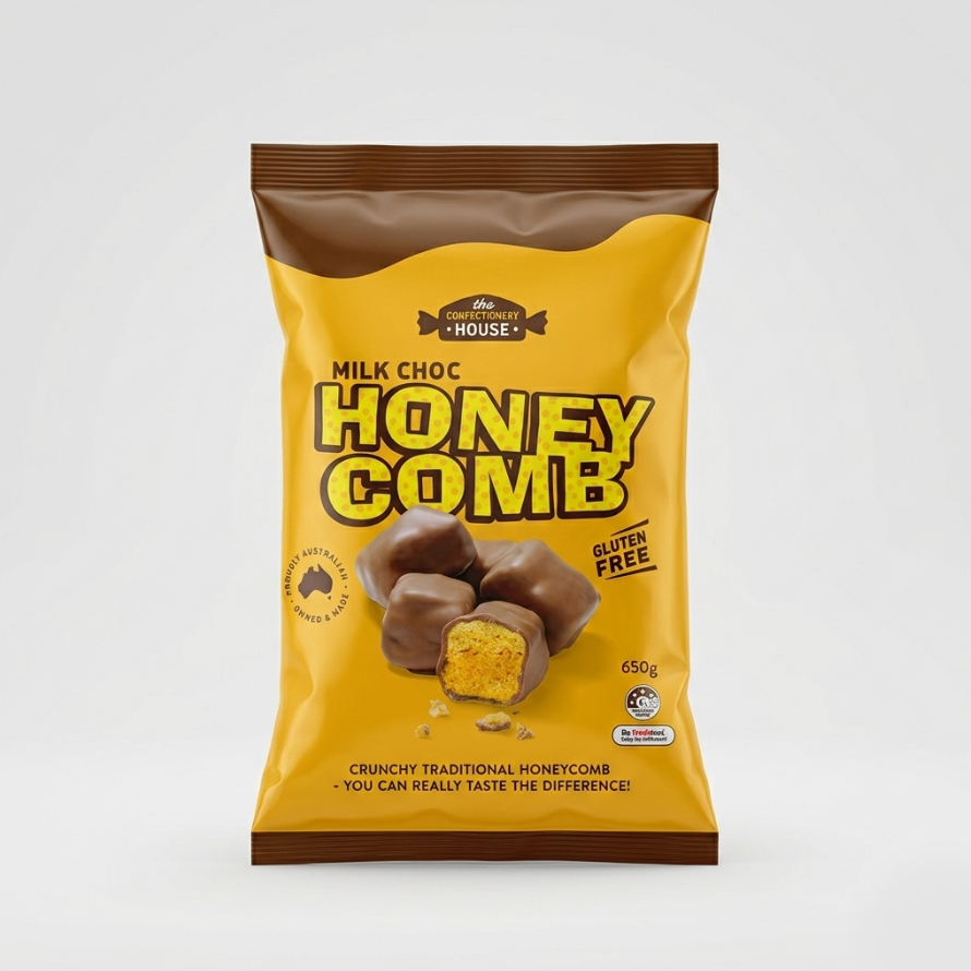 The Confectionary House Milk Chocolate Honey Comb 650g