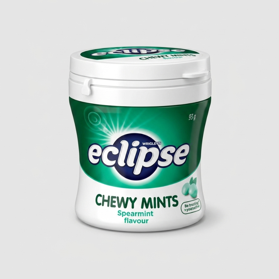 Wrigley's Eclipse Spearmint Chewy Mints 93G