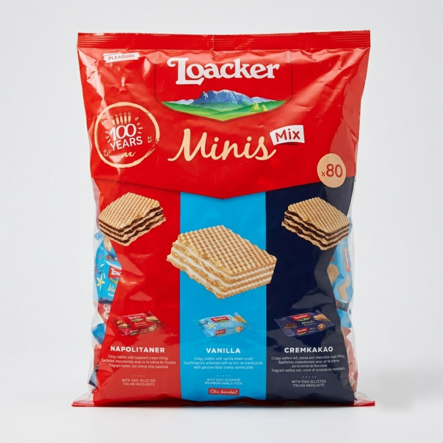 Loacker Minis Crispy Wafers 800G