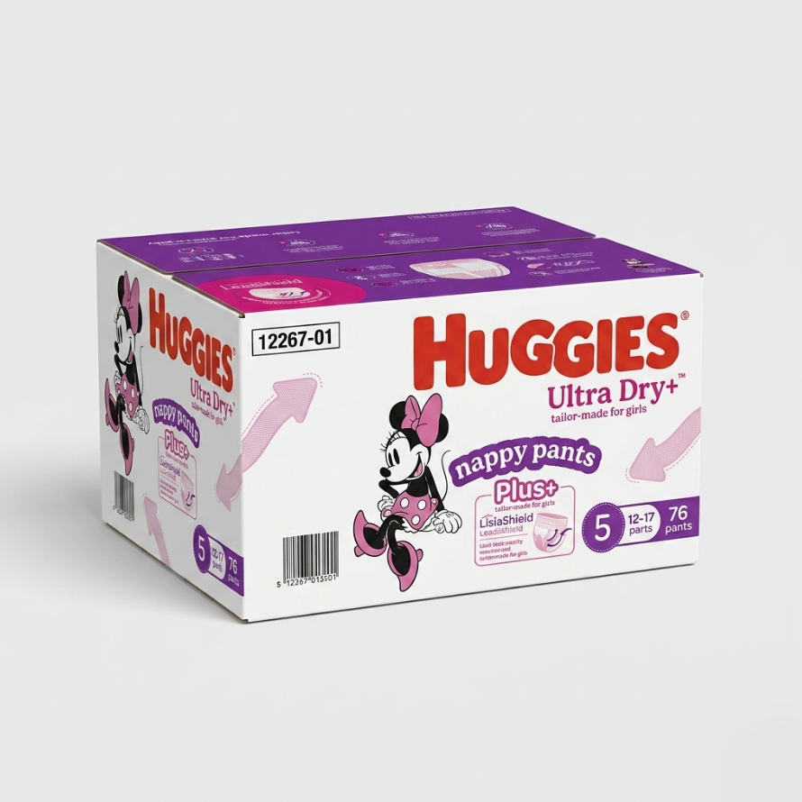 Huggies Nappy Pants Size 5 Girl 76CT