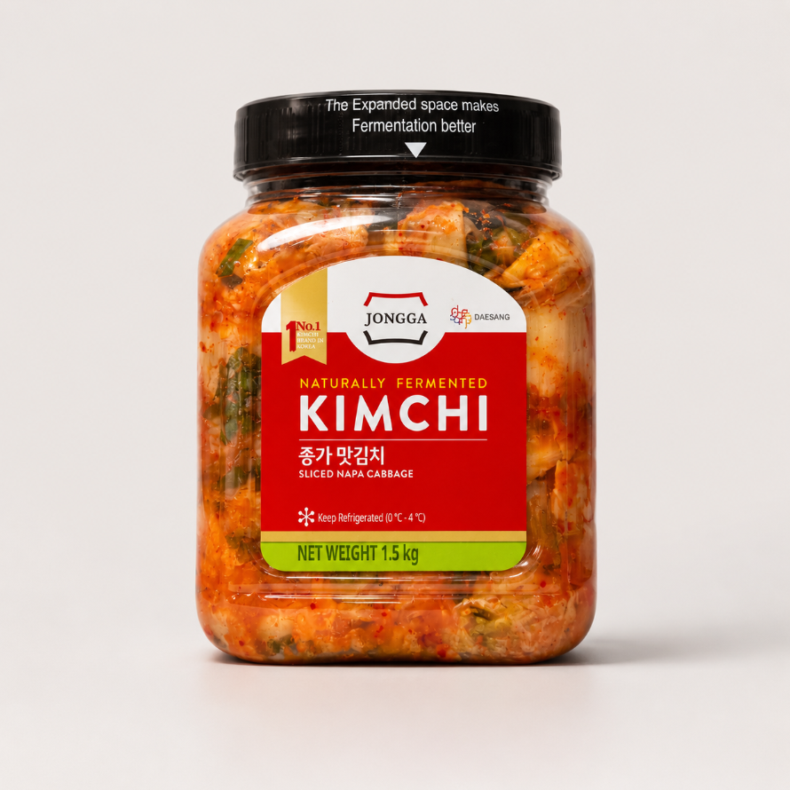 Jongga Sliced Napa Cabbage Kimchi 1.5kg