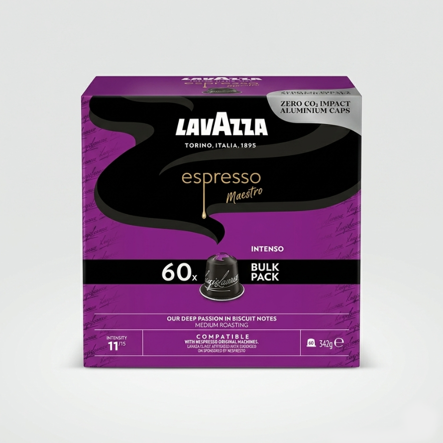 Lavazza Espresso Intenso Capsules Nespresso Compatible 60 pk