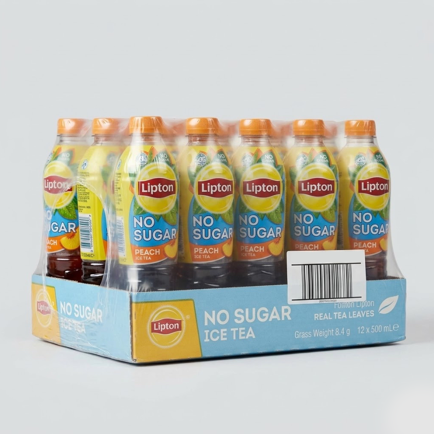 Lipton Ice Tea Peach No Sugar 12X500ML
