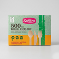 Santora Birch Cutlery 500 CT(200pcs Spoon, 200pcs Fork, 200pcs knife)