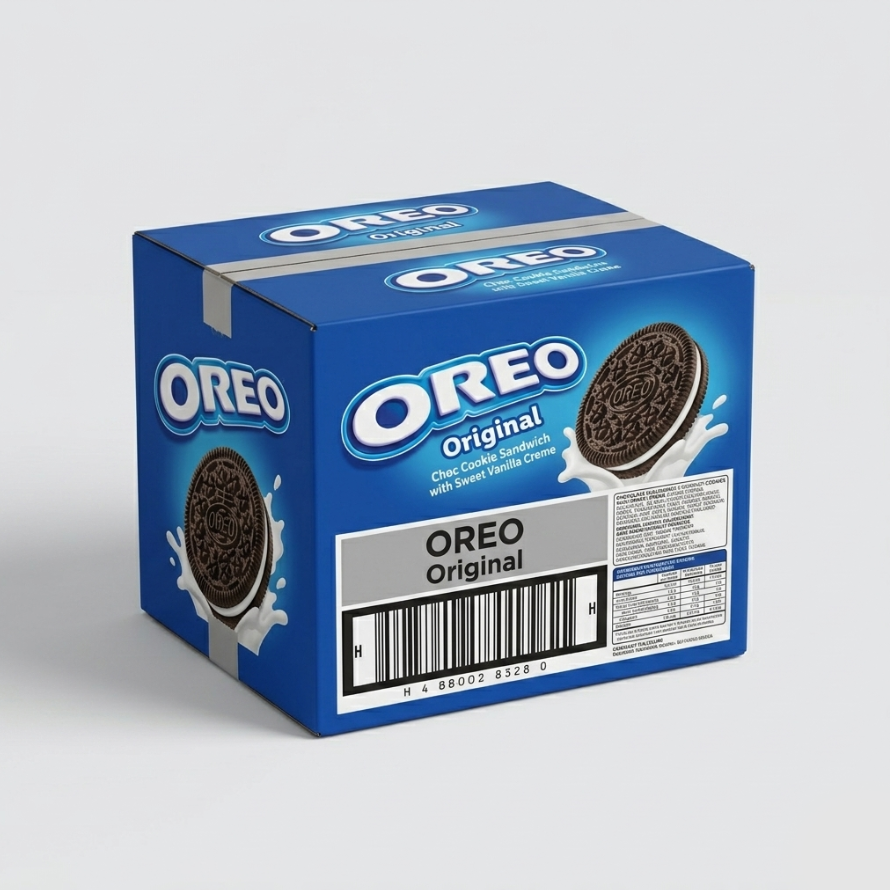 Oreo Original Choc Cookie with Vanilla Creme 8*140G