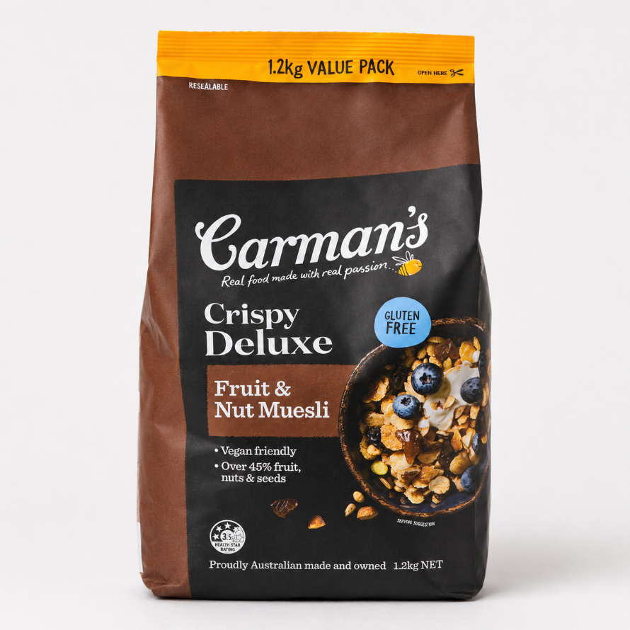Carman's Deluxe Gluten Free Cereal 1.2KG
