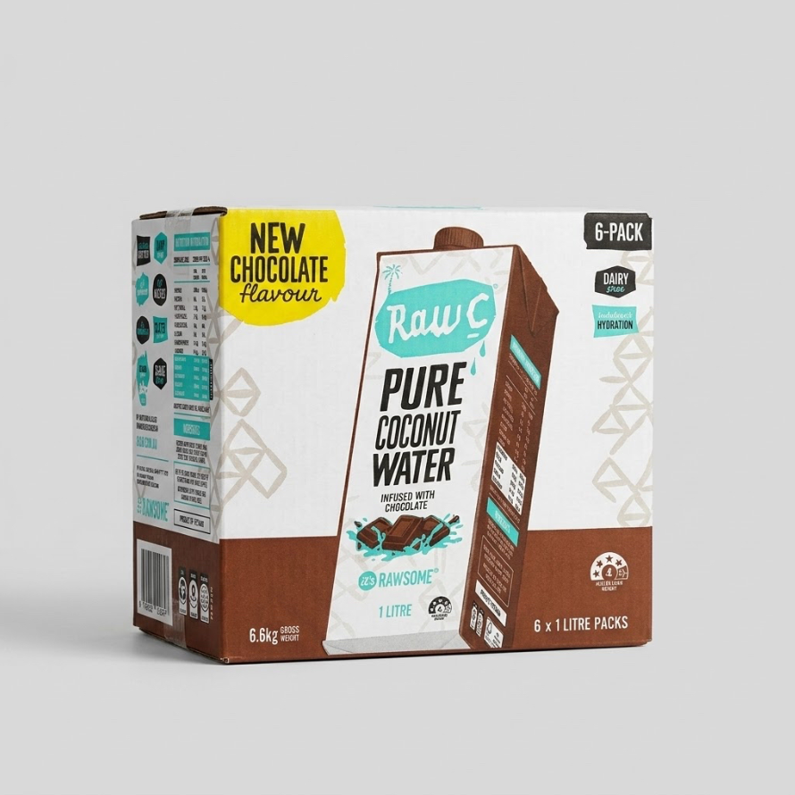 Raw C Chocolate Coconut Water 6X1L