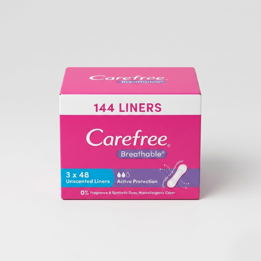 CareFree Breathable Liners 144PK
